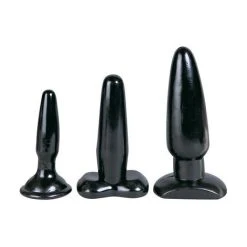 Sortie 🔔 3 Plugs Anaux Butt Plugs - Dildoshop 🤩