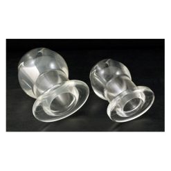Grosses soldes ???? Double Tunnel Plug Black M, L Ou XL - Dildoshop ????