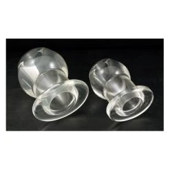 Grosses soldes 🔔 Double Tunnel Plug Black M, L Ou XL - Dildoshop 🔔