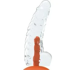 Remise ✔️ Bronto Dildo Clear XL Ventouse L 28 Ø 8 Cm 😍