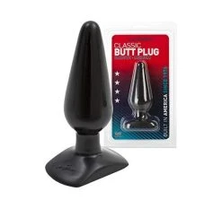 Offres 😍 Plug Anal Doc Johnson M 14 X 4.2 Cm Noir ✔️