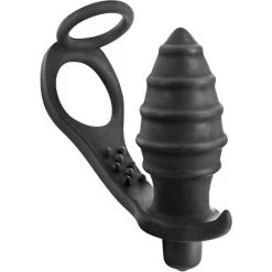 Budget 🛒 Cockring Anal Plug Vibrant - Dildoshop ⌛