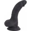 Meilleure vente 🤩 Cox Dildo Arqué Black Ventouse 16 X 4 Cm - Dildoshop 🧨