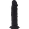 De gros ❤️ Cox Dildo Black Ventouse Silicone 21 X 4.5 Cm 🧨