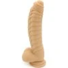 Vente flash 😍 Cox Dildo Stimulant Flesh Ventouse Silicone 22 X 5 Cm 🔥