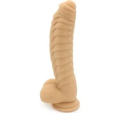 Vente flash 😍 Cox Dildo Stimulant Flesh Ventouse Silicone 22 X 5 Cm 🔥