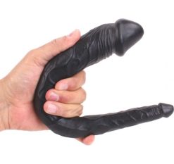 Meilleure affaire ???? COX DOUBLE DILDO ASYMETRIQUE BLACK ????