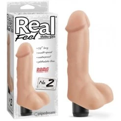 Nouveau 🥰 Gode Real Feel Vibrant 19 X 4 Cm - Dildoshop 😀