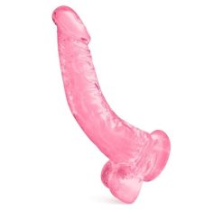 Les meilleures critiques de ???? Dildo Pure Jelly Ventouse Rose Translucide 22 Cm X 3.5 Cm ????