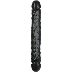 Tout neuf ???? Double Dildo Doc Johnson 30 Cm X 3.50 Cm Noir - Dildoshop ⌛