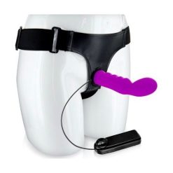 Offres ???? Gode Ceinture Vibrant Pourpre - Dildoshop ⌛