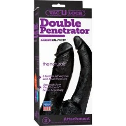 Promo 🛒 Gode Double Pénétration Black Doc Johnson - Dildoshop 🎉
