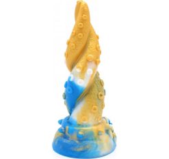 De gros ???? Little Monster Dildo Plug Stimulant L 18 Ø 5.5 Cm Silicone Or Bleu ????