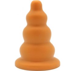 Budget ???? Orgasmic Dildo Plug Gold Play Silicone XL L 20 Ø 10 Cm ????