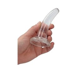 Nouveau ???? Petit Dildo Crystal Clear Ventouse L 11 Ø 3.3 Cm ????