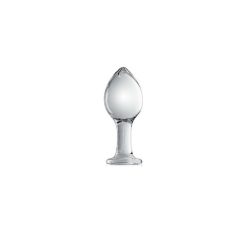 Coupon ???? Plug Anal En Verre Translucide N 32 L 11 Ø 4 Cm ⌛