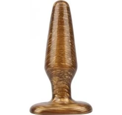 Meilleure vente 👍 Plug Anal Stag Gold L 14 Ø 4 Cm 👍