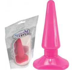 Meilleure vente ???? Plug Rose Néon 10.5 X 2.8 Cm - Dildoshop ????