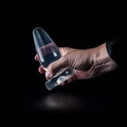 Nouveau 💯 Plug Transparent Large 15 X 6 Cm - Dildoshop 👍